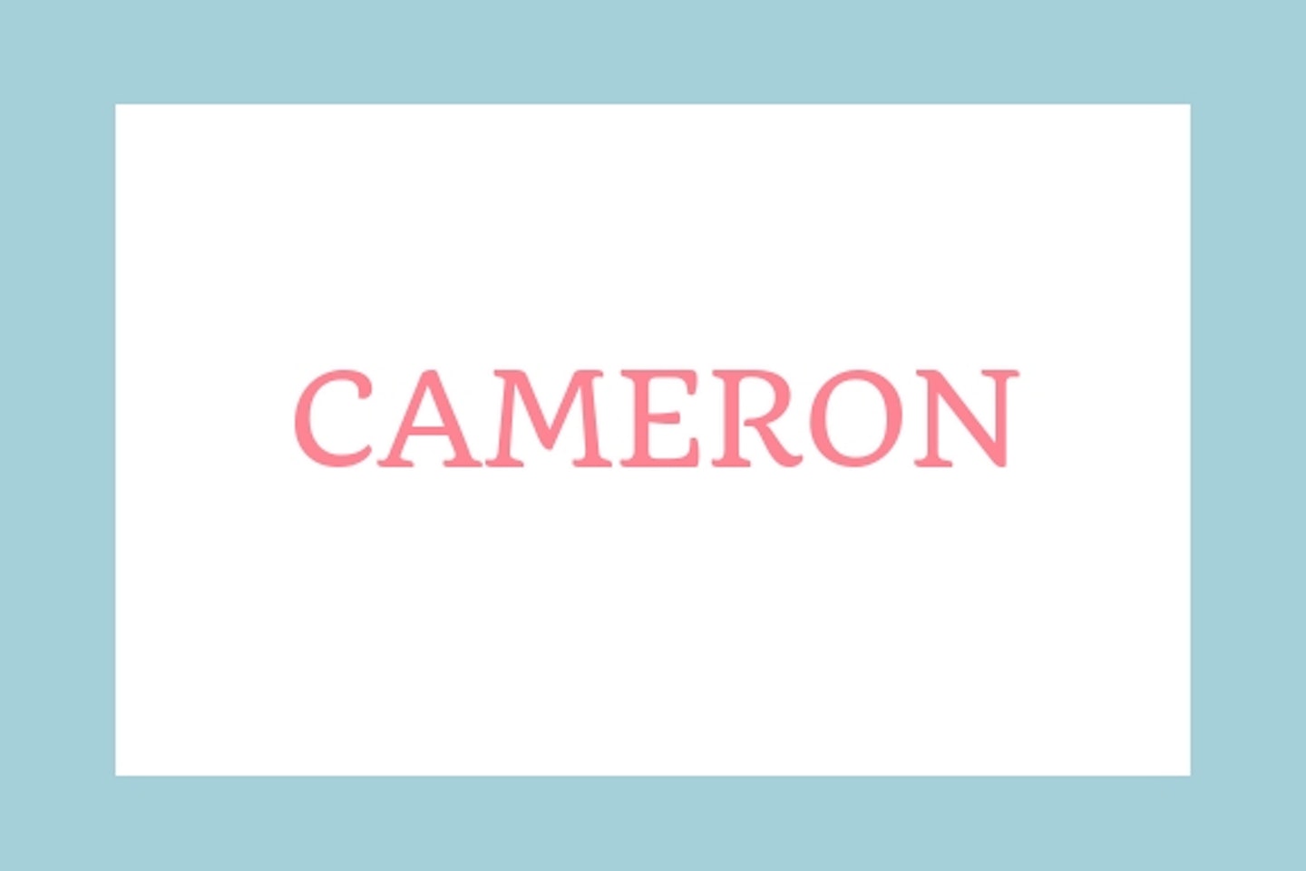 Cameron