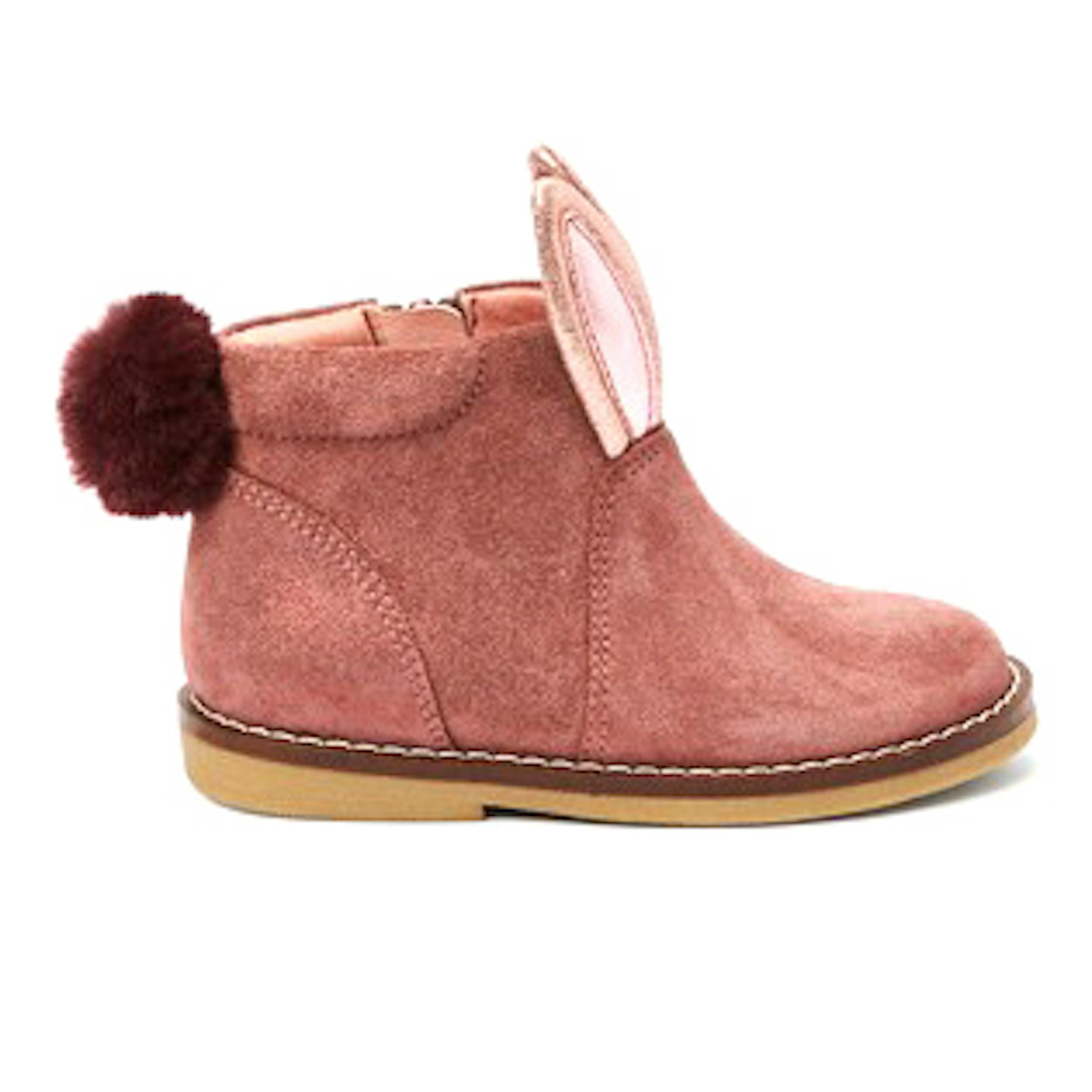 Next Pink Leather Bunny Boots