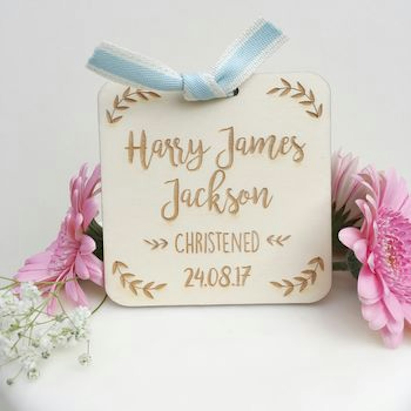 Personalised Christening Naming Day Topper