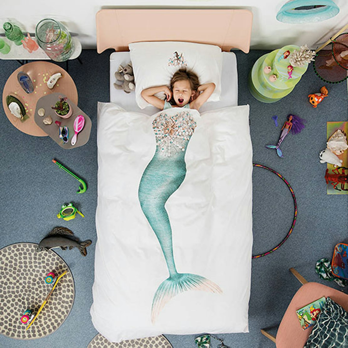 Best mermaid duvet cover Cuckooland, Snurk Childrenu0026#039;s Mermaid Duvet Bedding Set