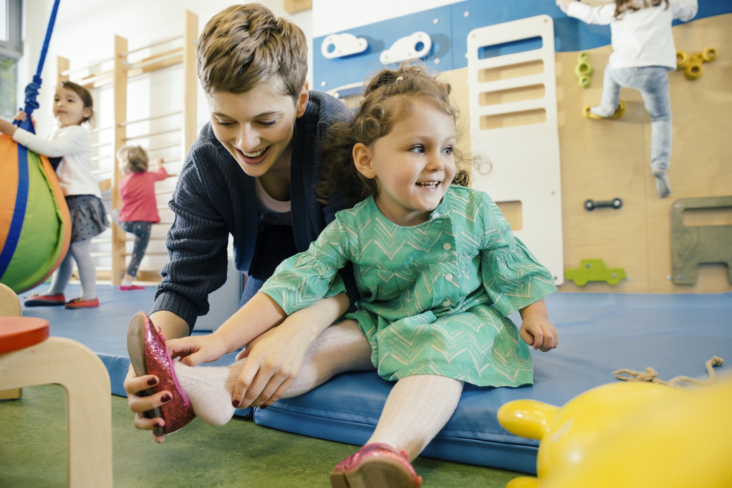 Children playing at nursery