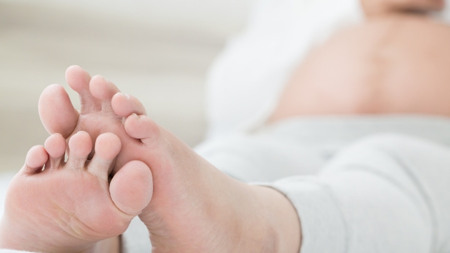 the causes, risks, treaments and remedies for swelling of the feet hands and ankles during pregnancy, known as oedema or edema