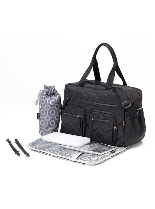 Oioi carryall best sale quilted diamond black