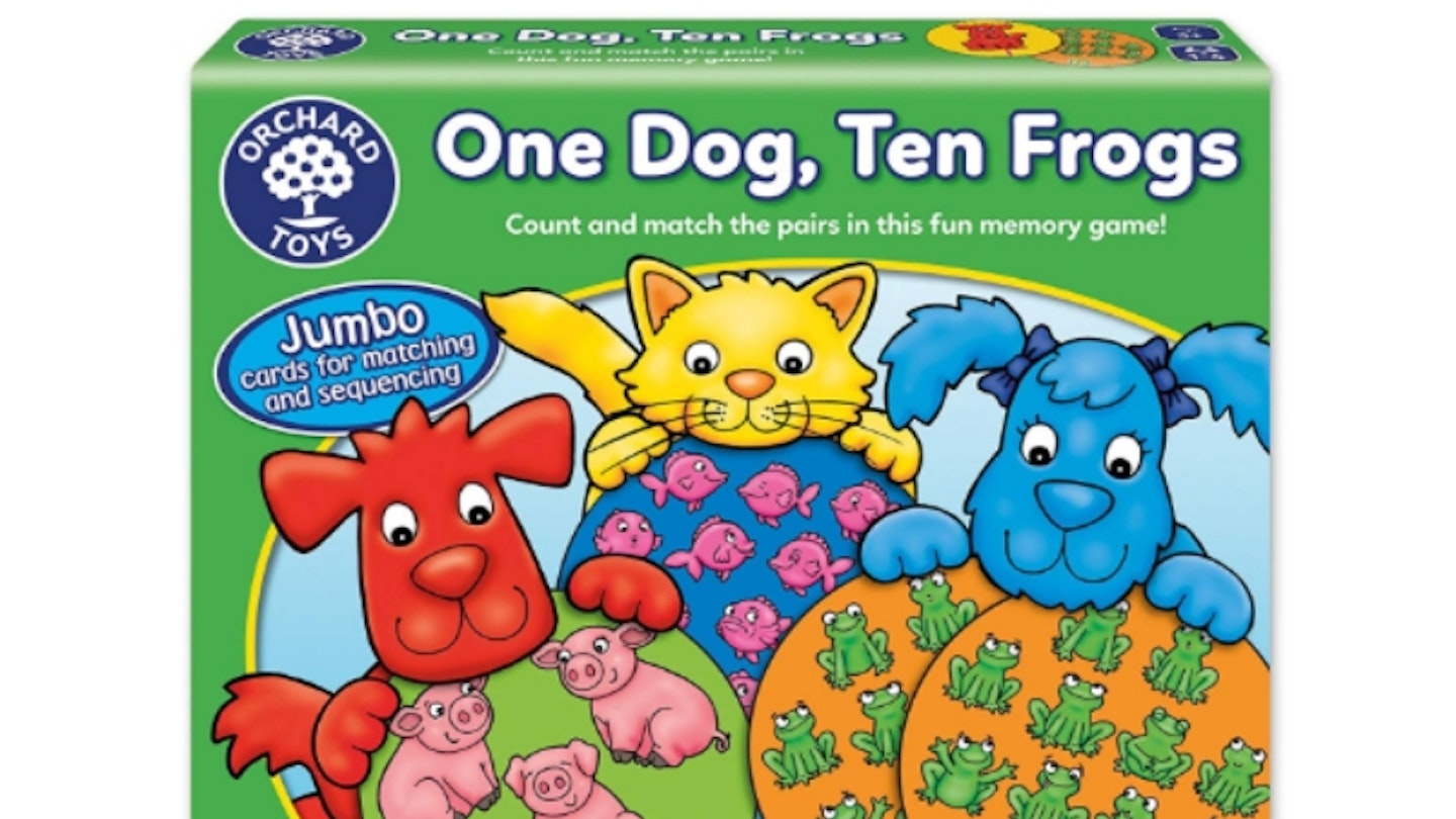 One Dog, Ten Frogs Game