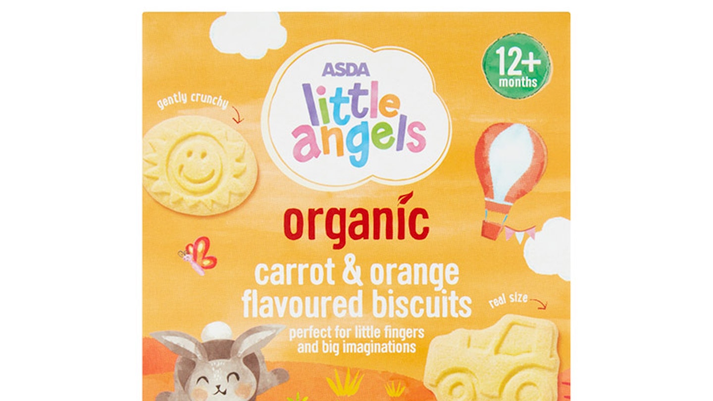 ASDA Little Angels Organic Carrot & Orange Flavoured Biscuits