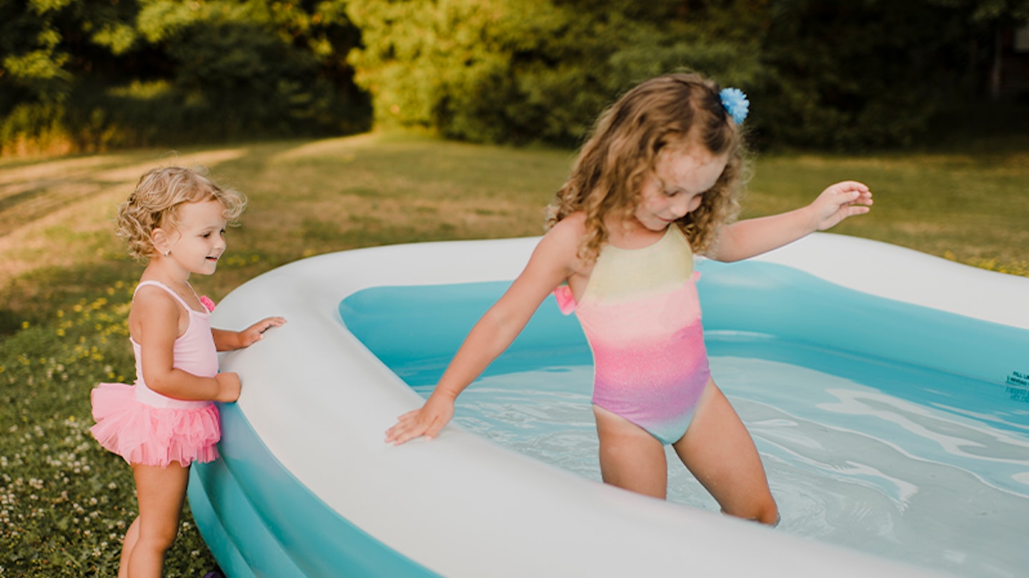Baby paddling 2024 pool with cover