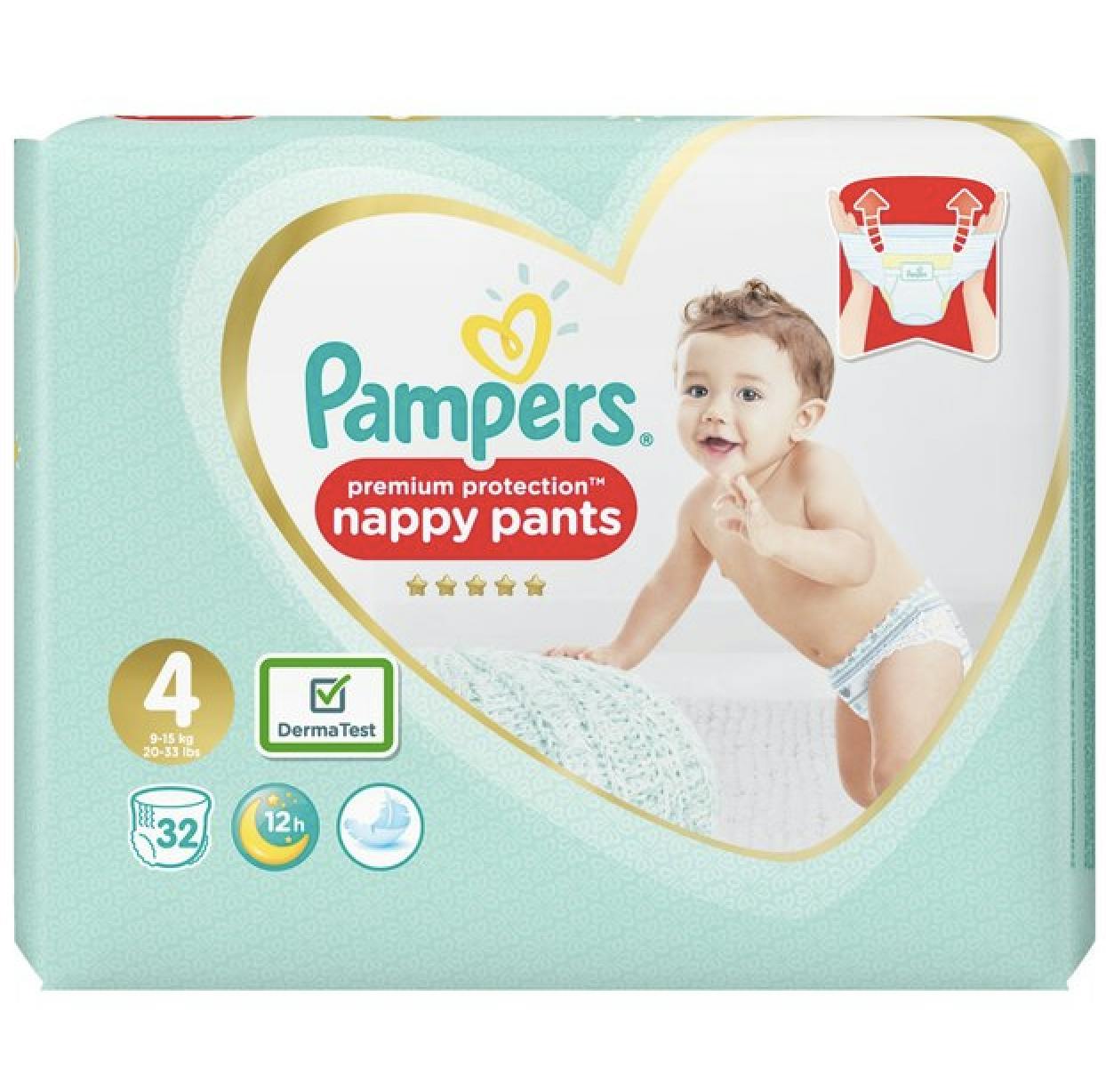Pampers Premium Protection Pant Diaper 4 915kg 47pcs
