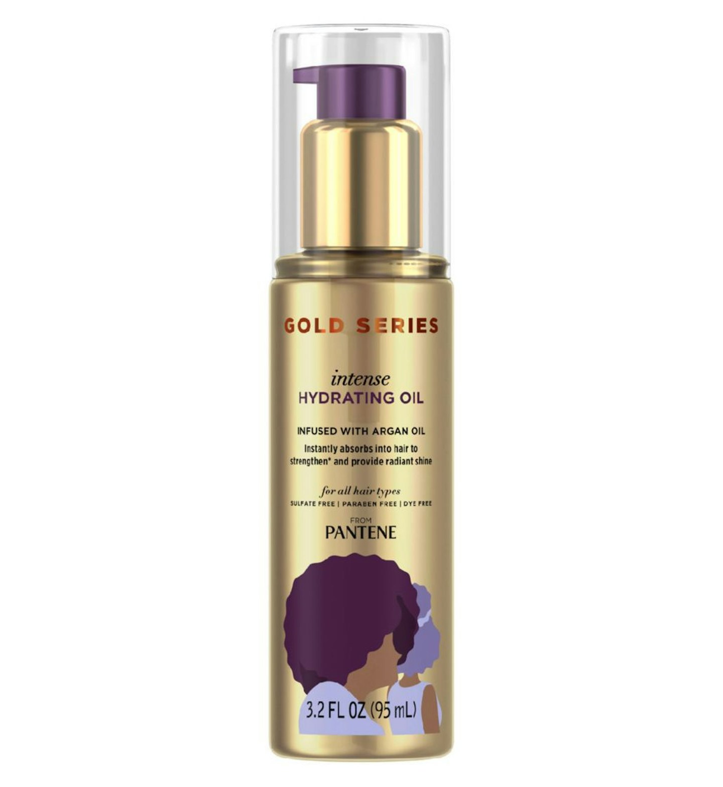 Best for textured hair: Pantene Gold Series Intense Hydrating Hair Oil, 95ml