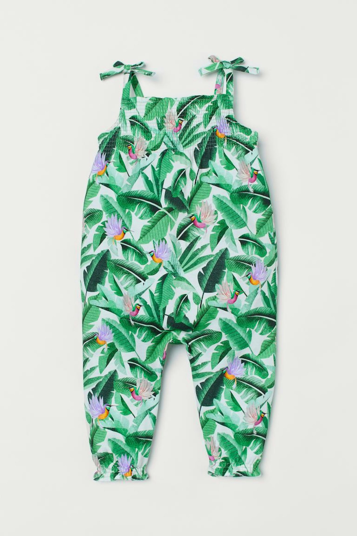 Patterned romper suit