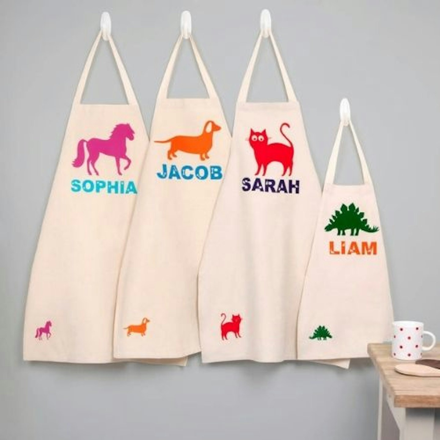 Personalised Apron Animal Or Dinosaur