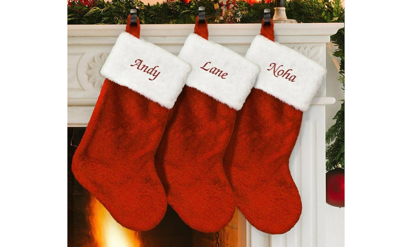 Personalised Embroidered Stocking Christmas Sock