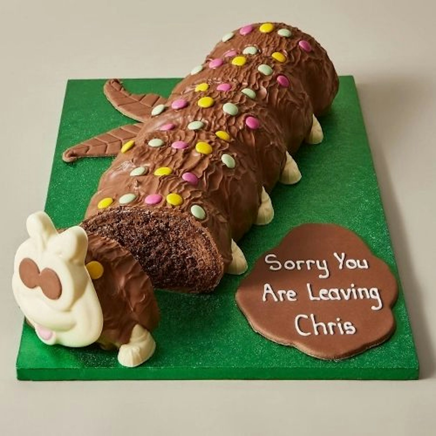 Personalised Giant Colin the Caterpillar Cake