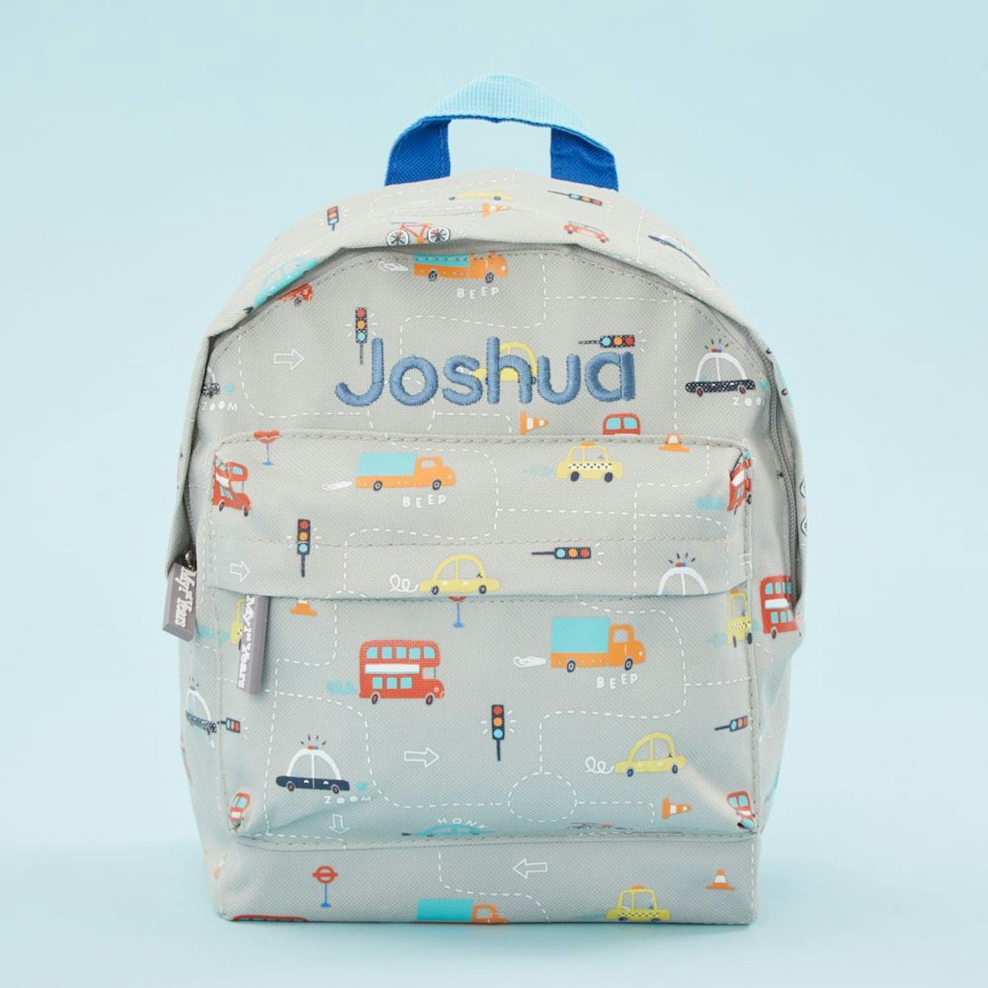 Personalised Transport Print Mini Backpack