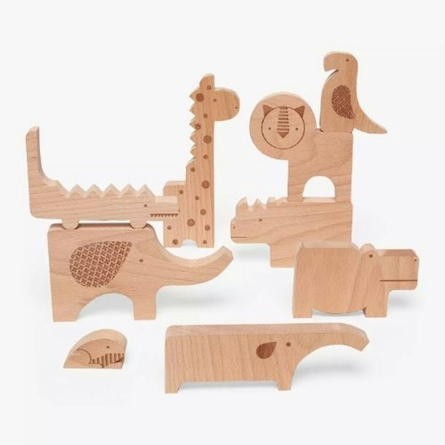 Petit Collage Wooden Safari Jungle Puzzle