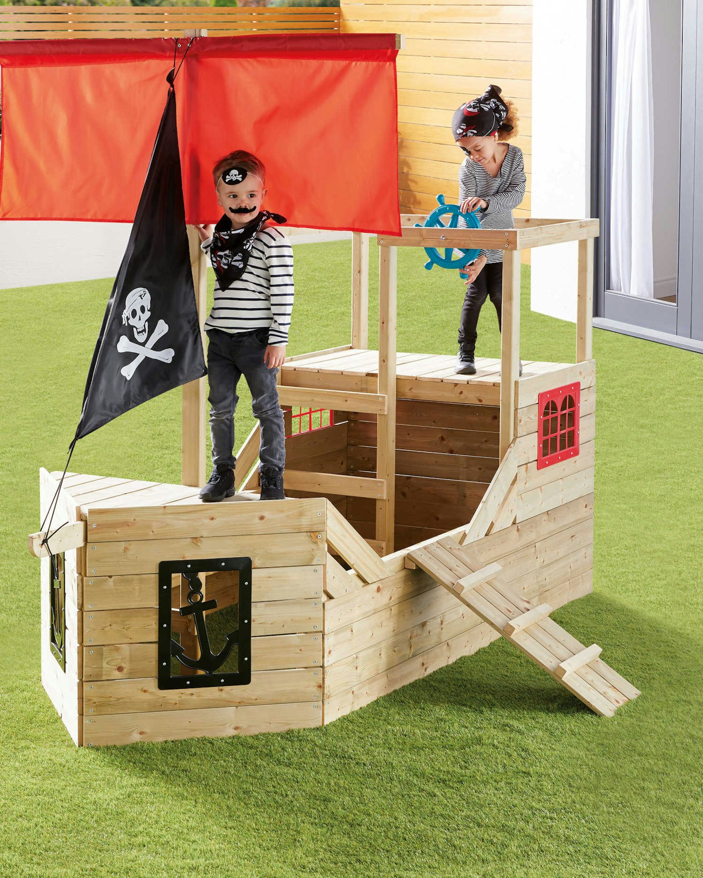 Pirate Galleon Wooden Playhouse