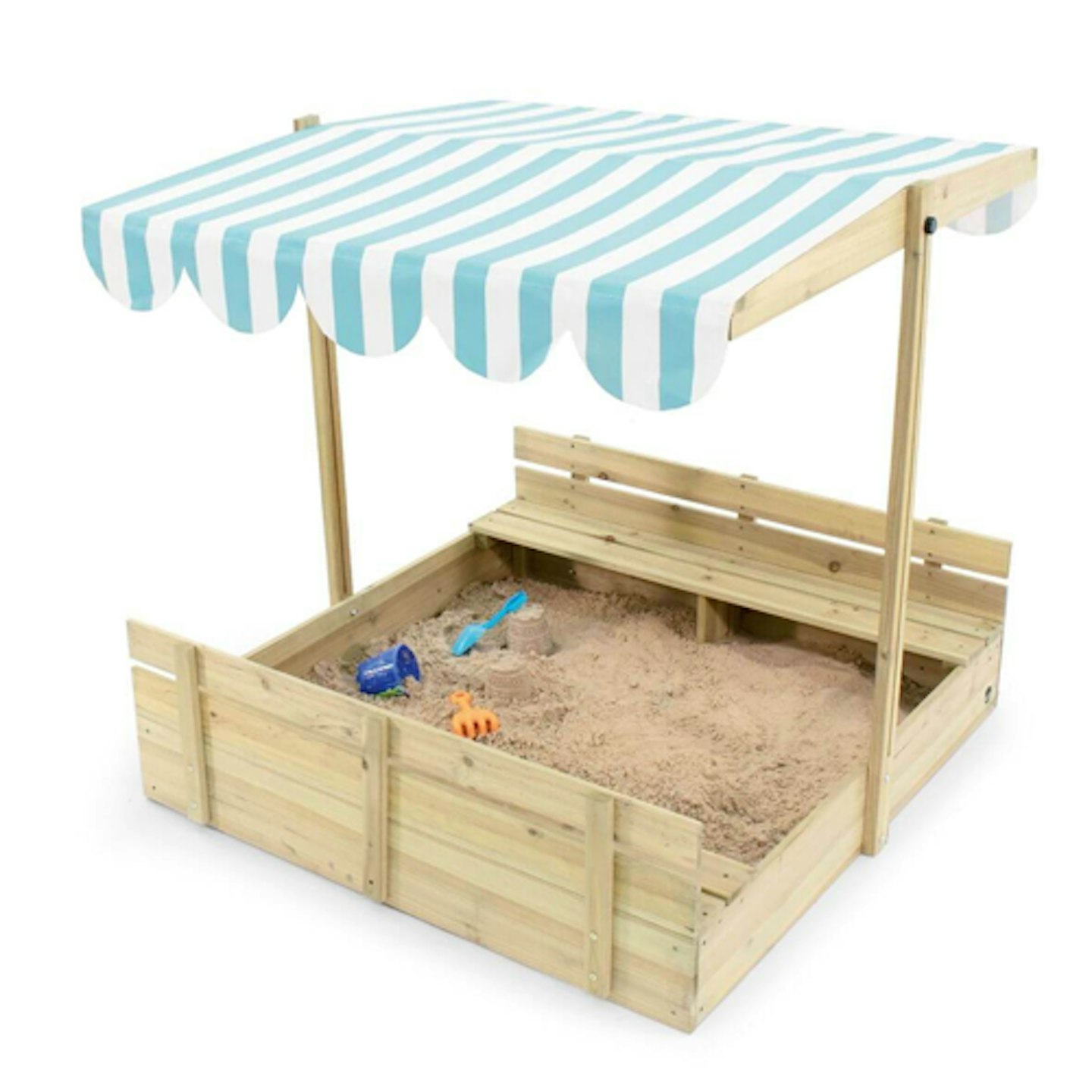 Plum Play Wooden Sand Pit with Canopy