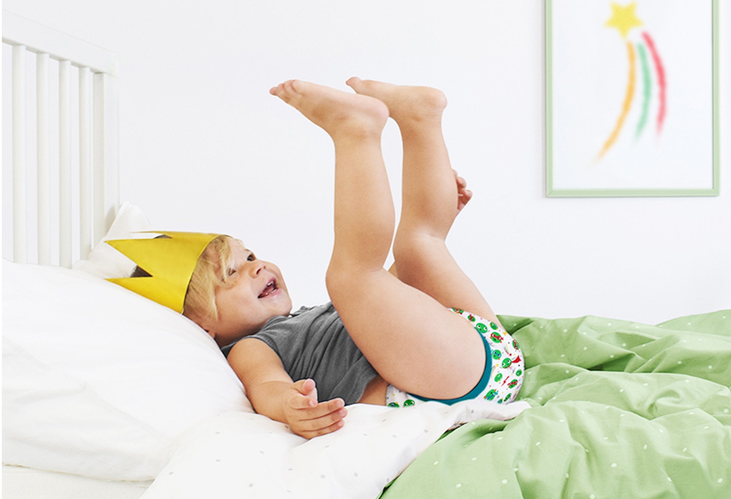 EZ Moms 6 Packs Soft Plastic Underwear for Toddlers Reusable