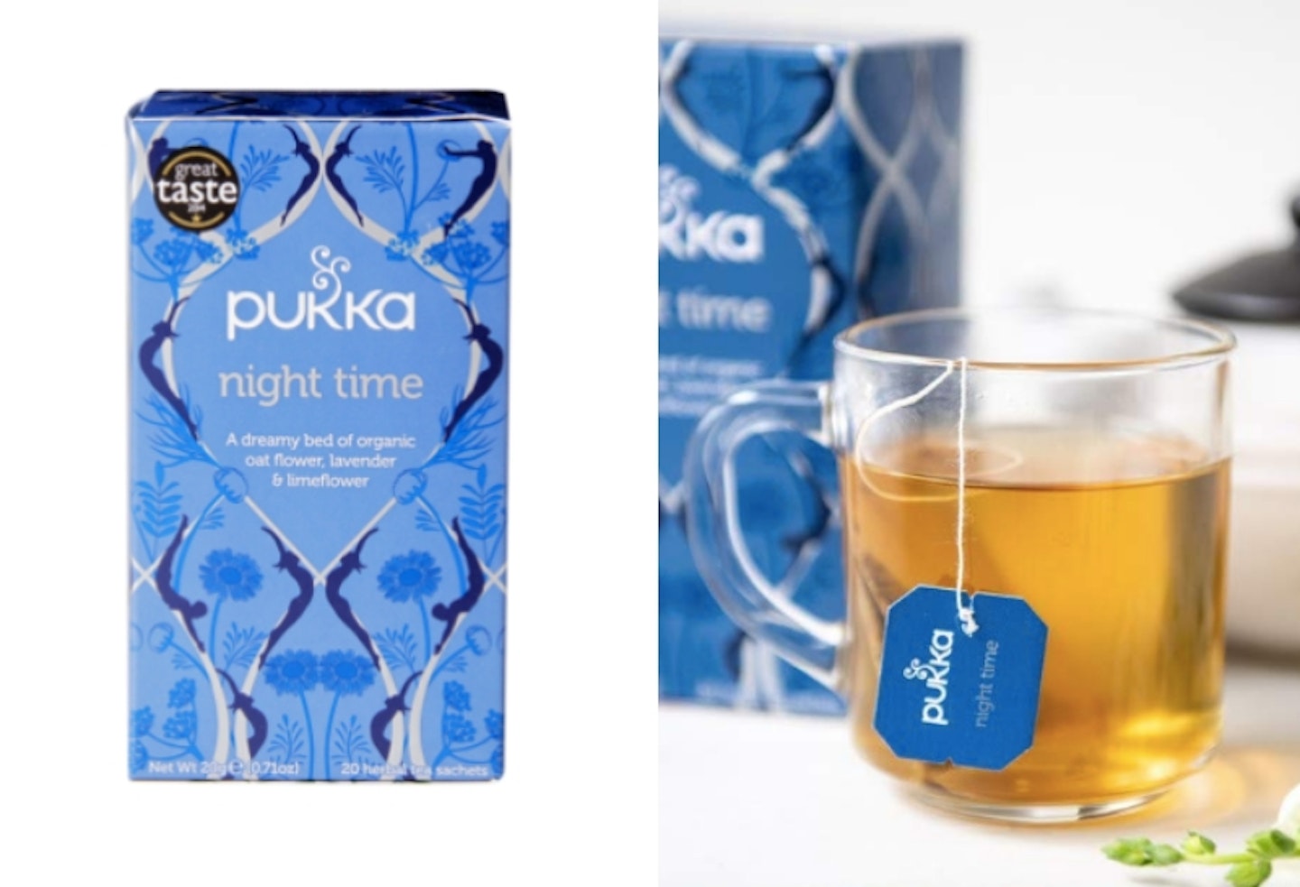 Pukka Night Time Herbal Tea Bags, £8 (4 packs), Amazon