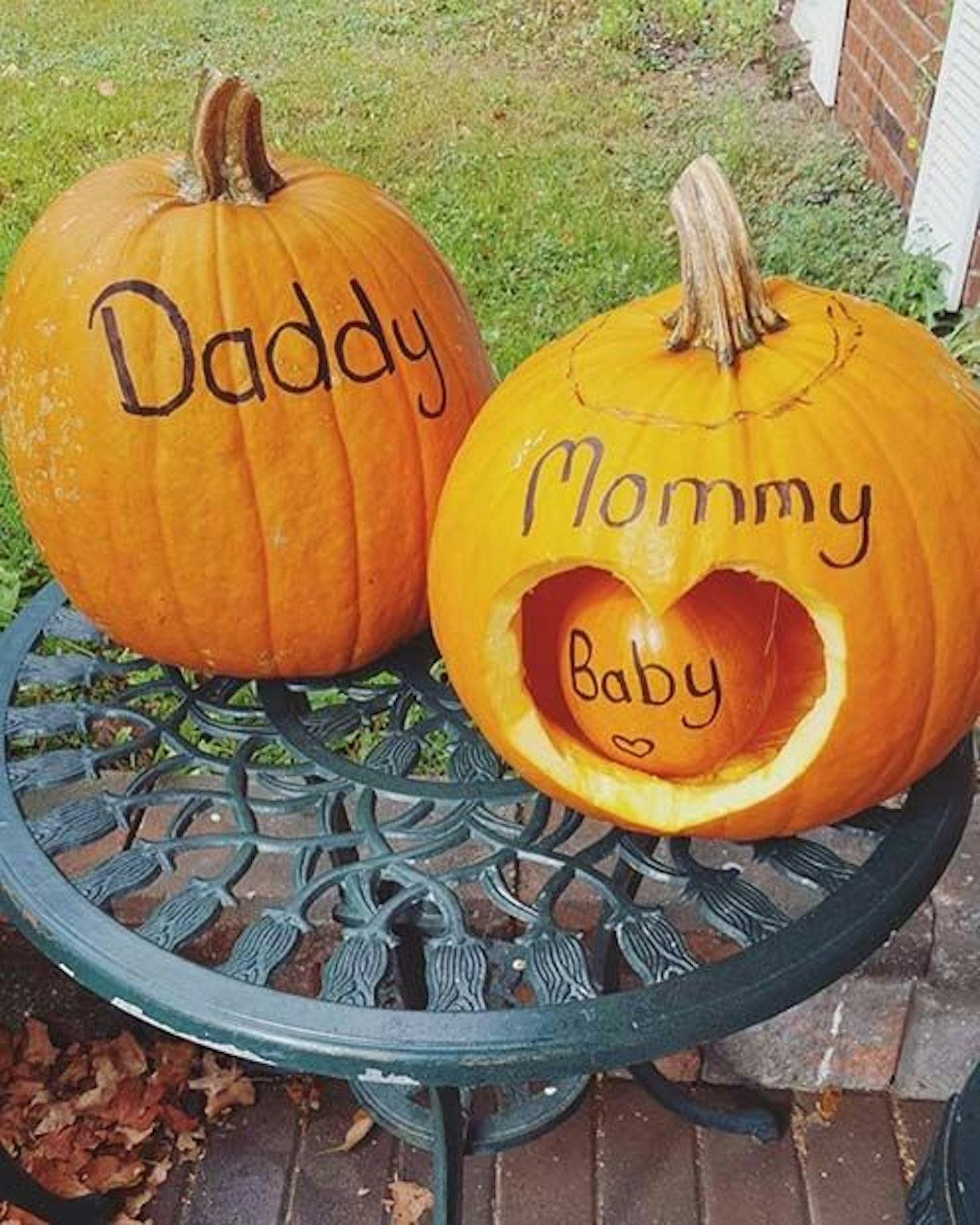 pumpkin pregnancy announcement 