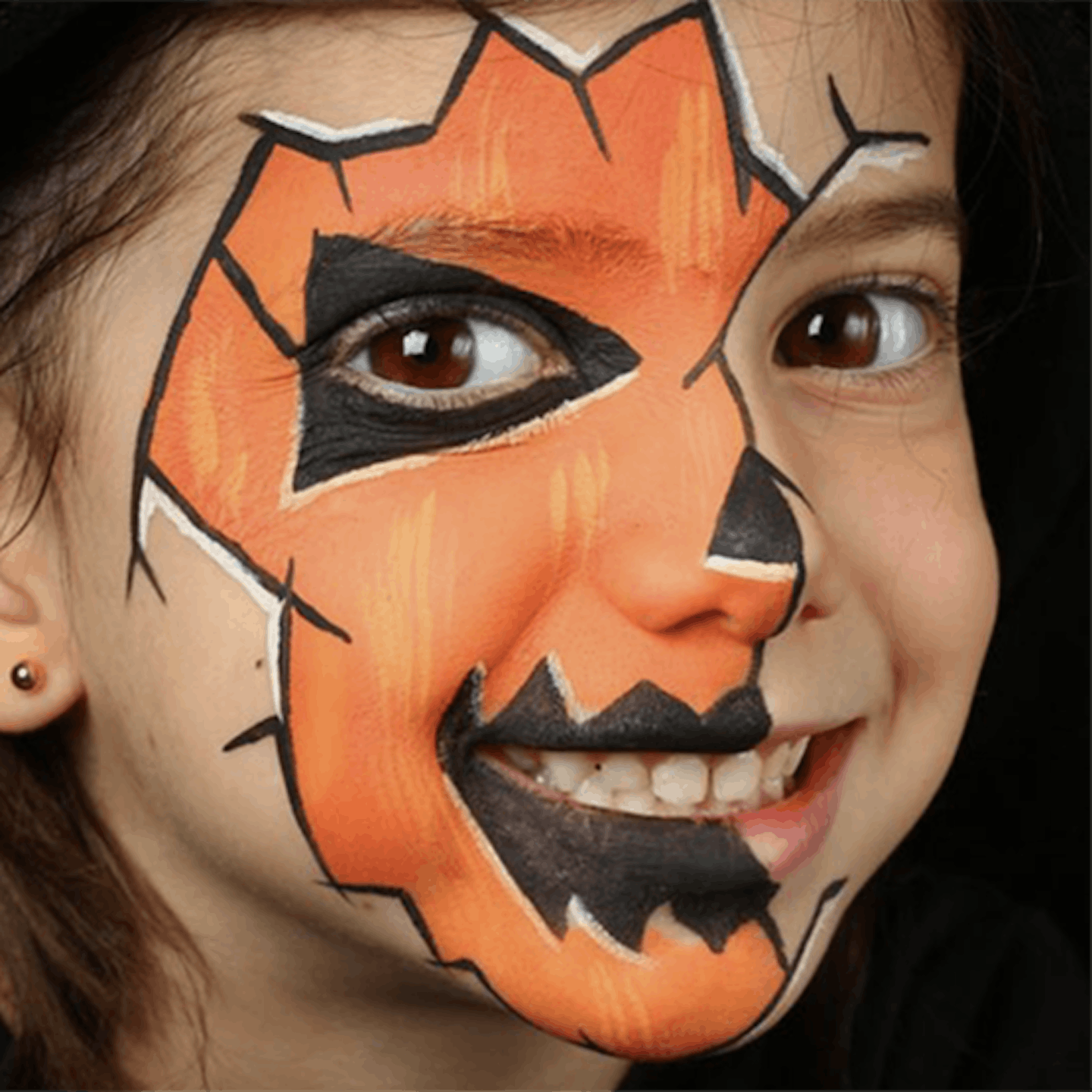 pumpkin face paint ideas 2