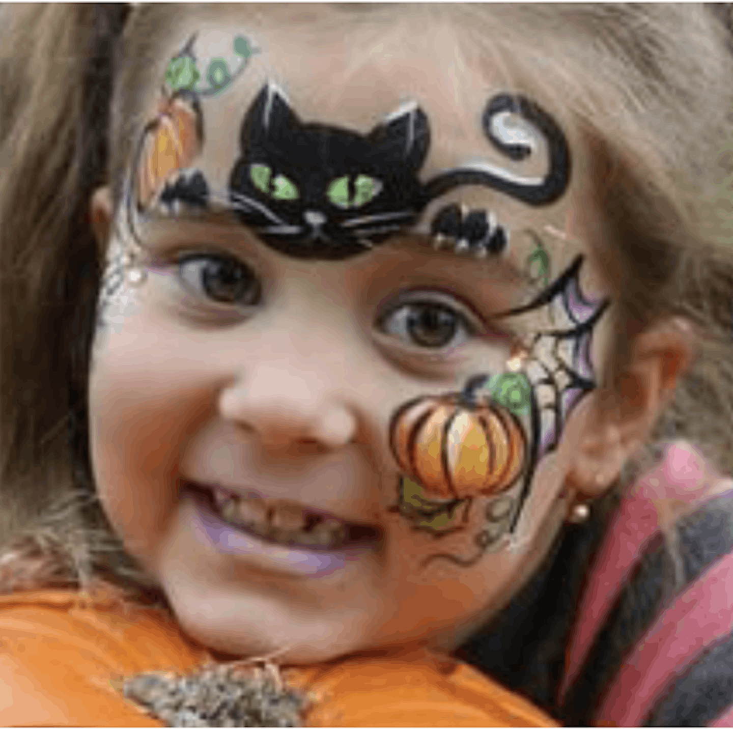 pumpkin face paint ideas 4