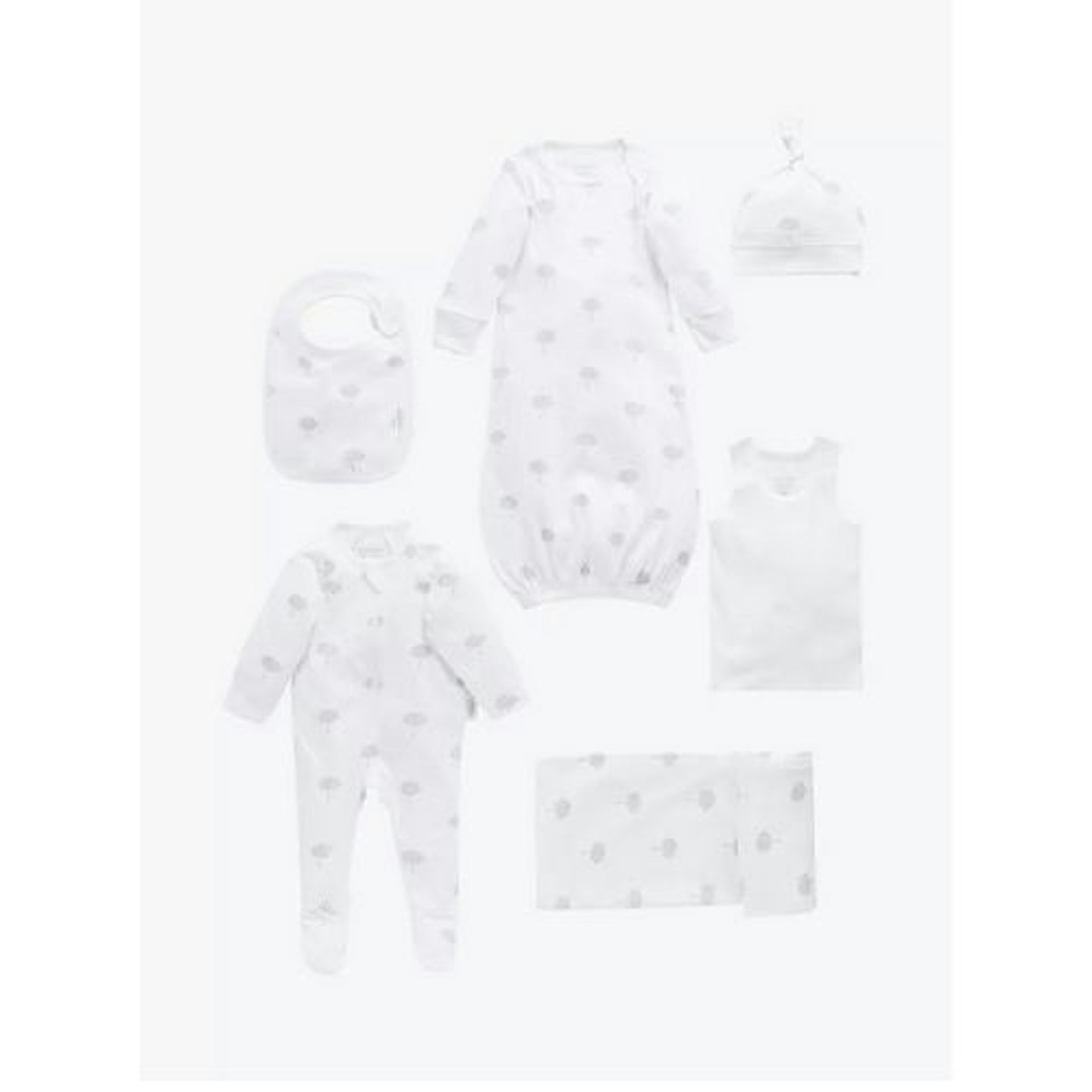 Purebaby GOTS Organic Cotton Essentials Collection Newborn Hospital Gift Set