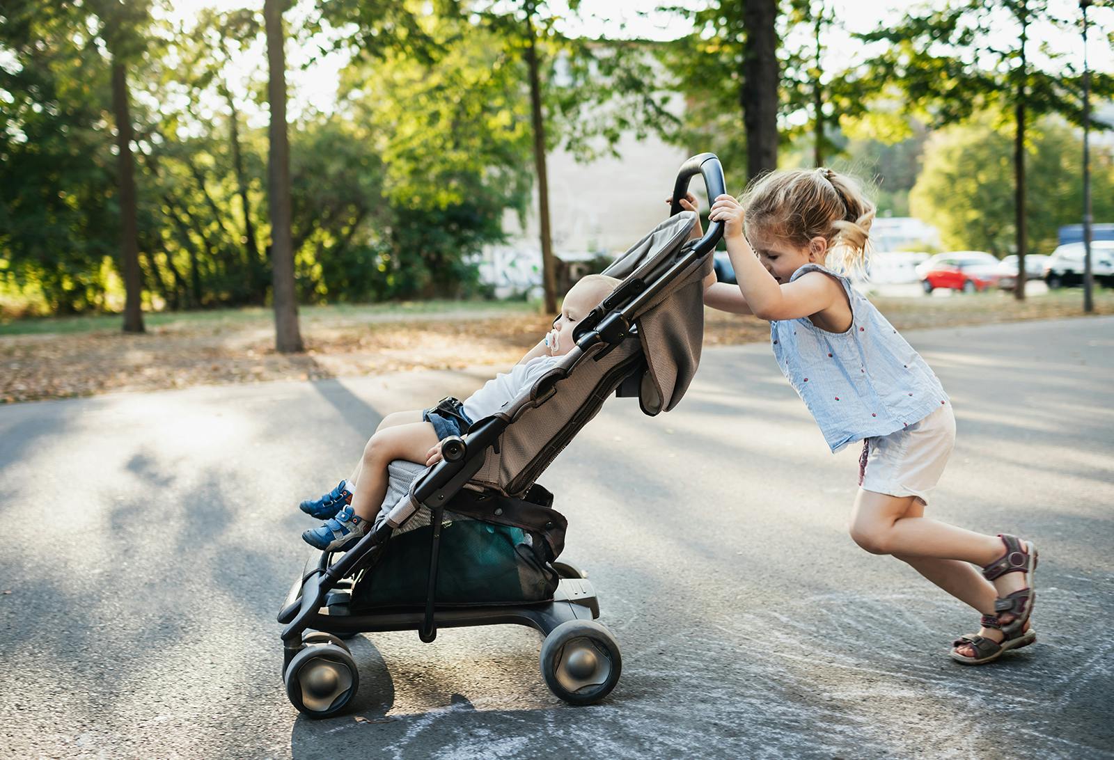 Strollers for little store girls