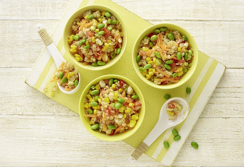 Quinoa and edamame bean salad by Annabel Karmel Family Life Mother