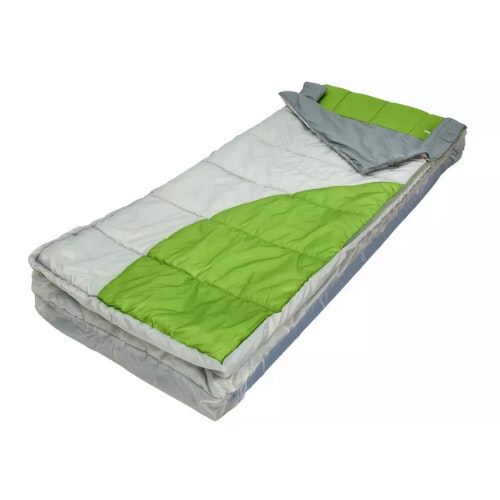 children's blow up bed with sleeping bag