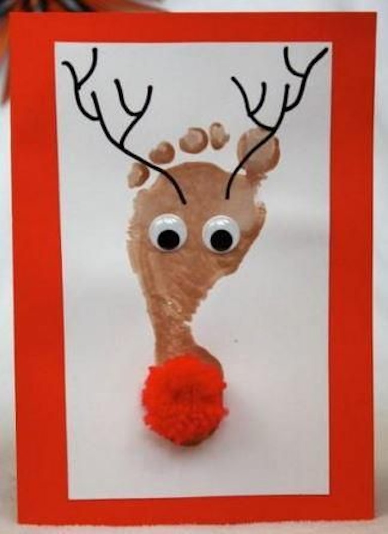 Handmade Christmas card ideas for children