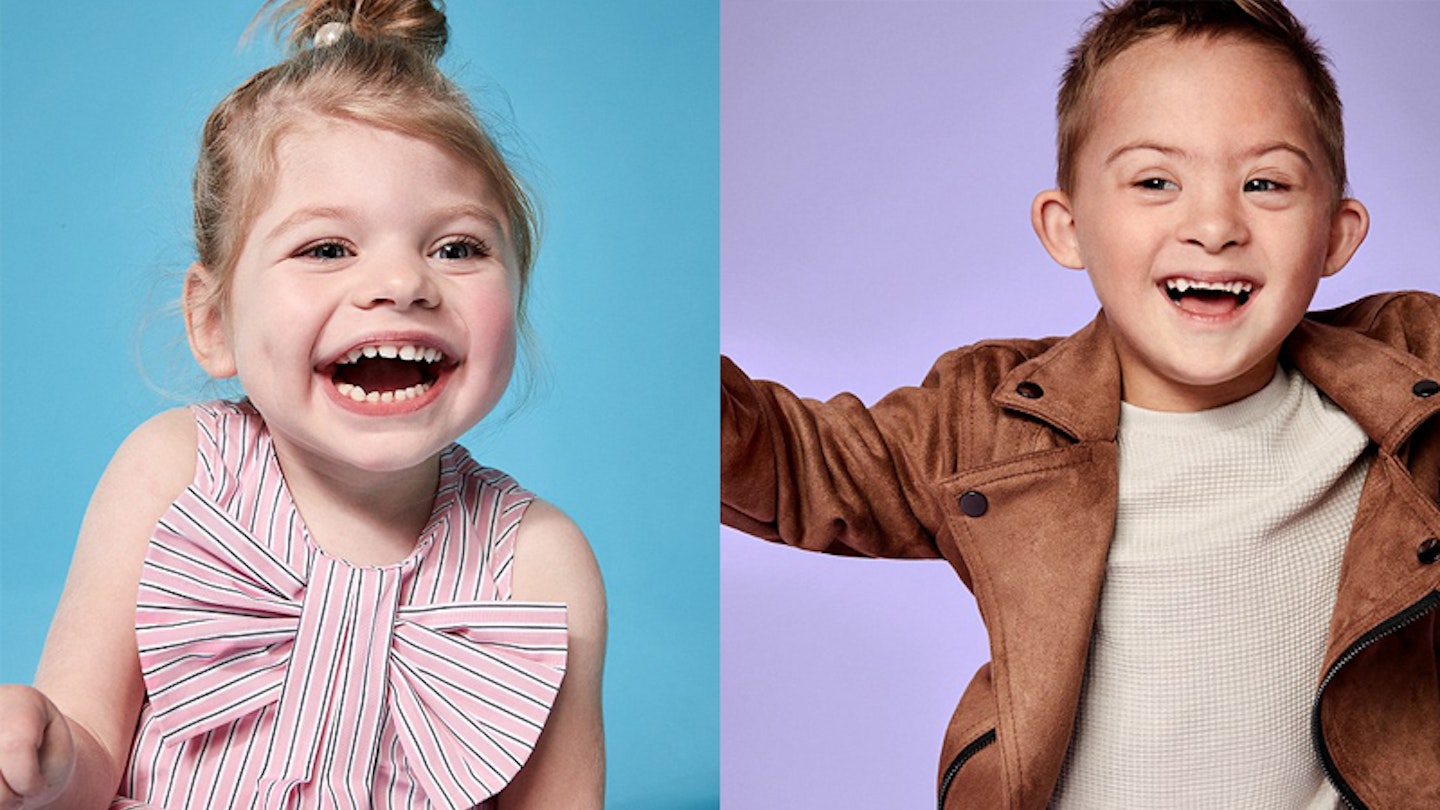 River Island hires child models with disabilities for their new fashion campaign