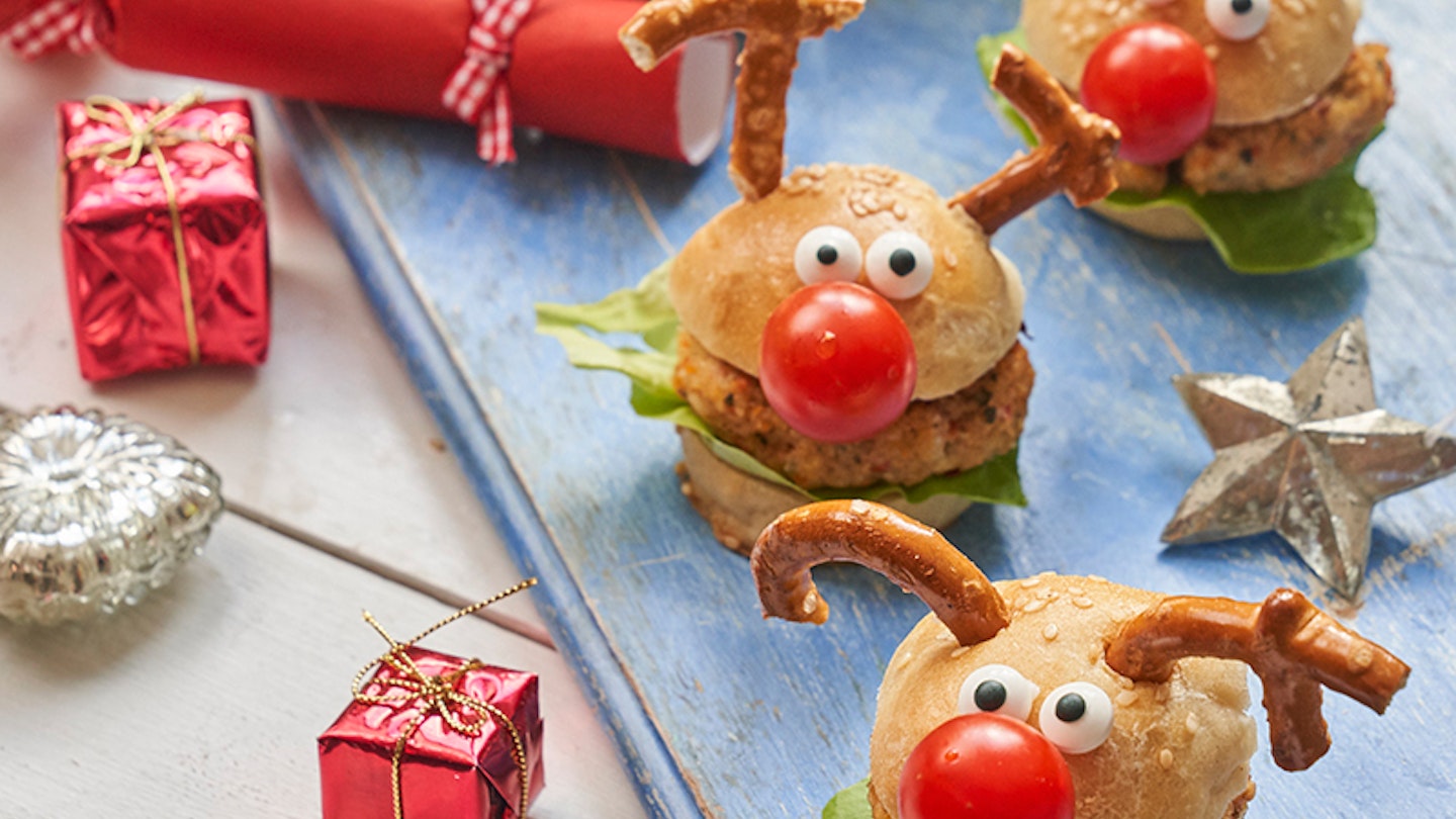 Rudolph turkey burgers by Annabel Karmel