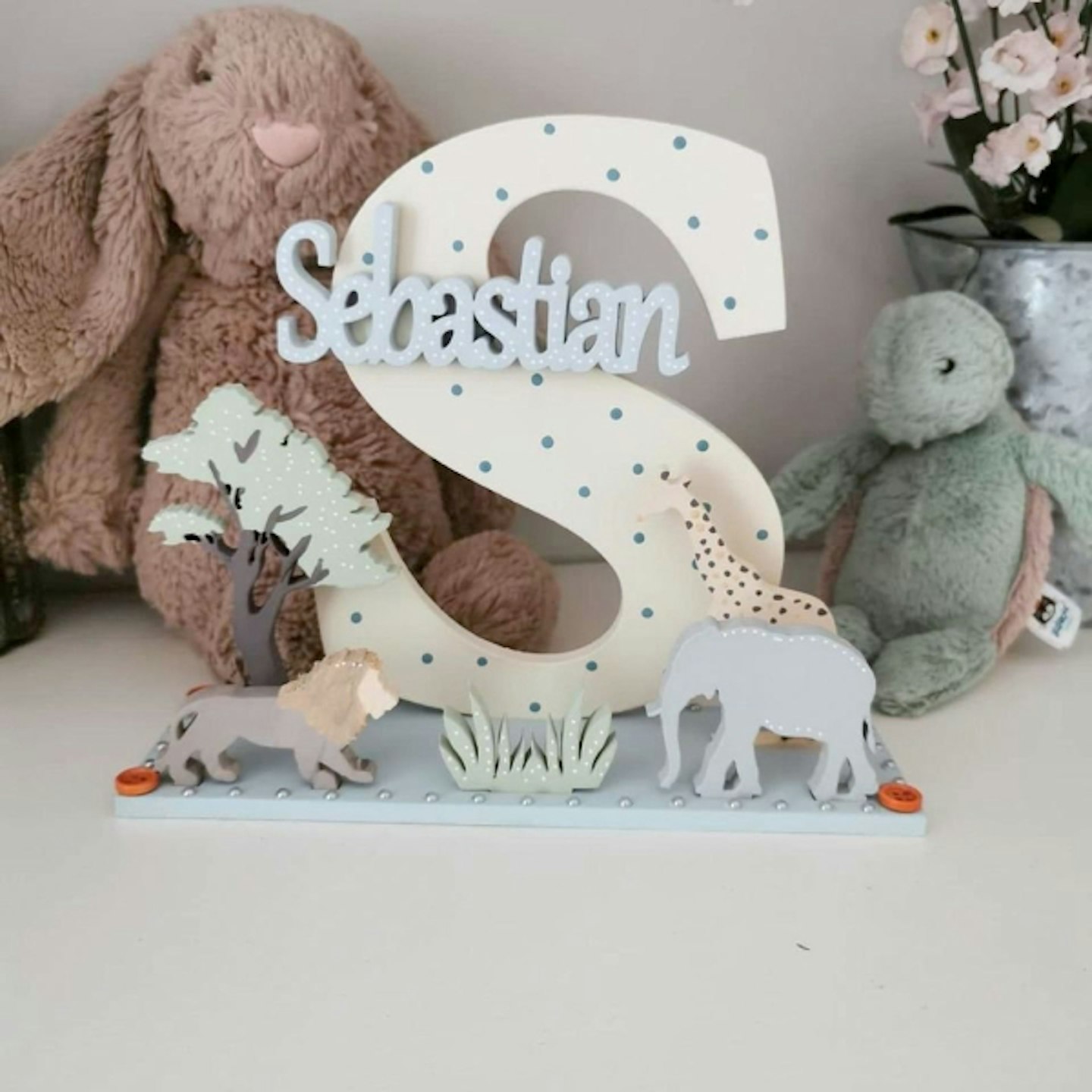 Safari Nursery Wooden Letter