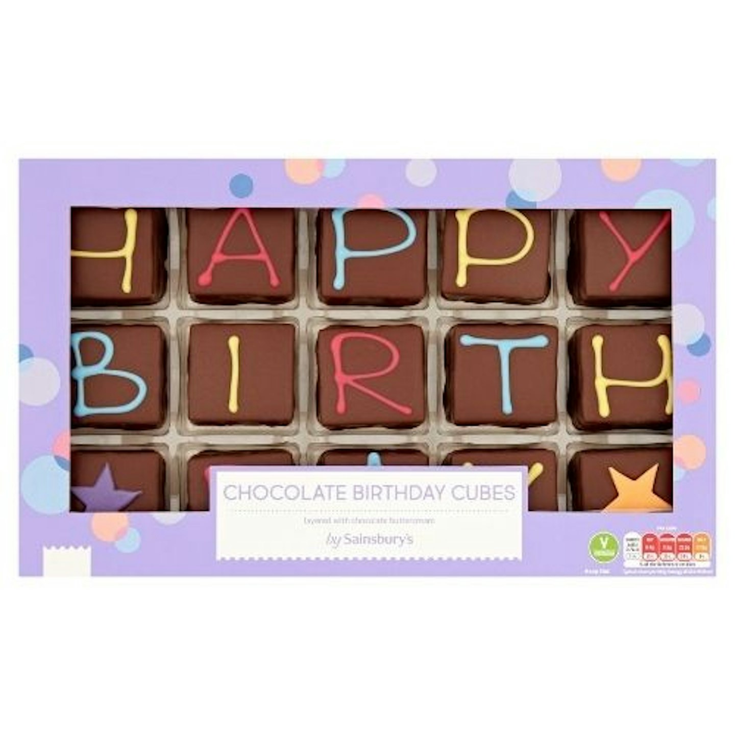 Sainsburyu0026#039;s Chocolate Birthday Cubes