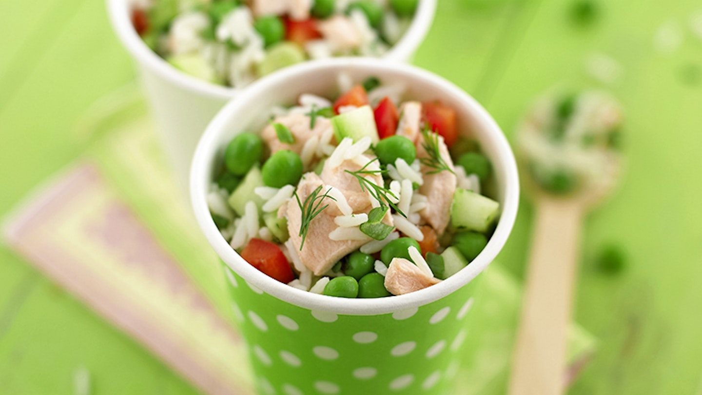Salmon and rice salad by Annabel Karmel