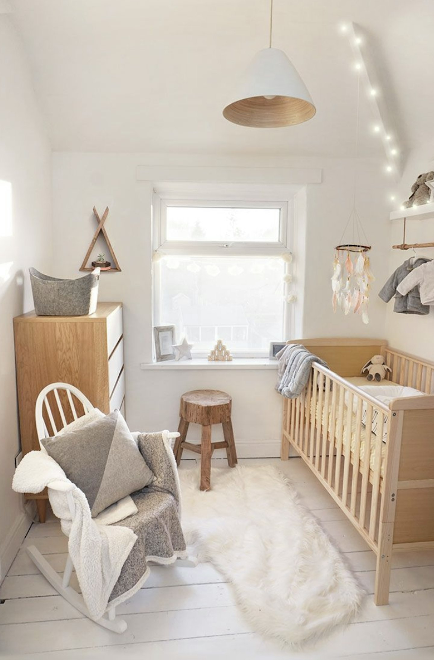 neutral coloured baby nursery