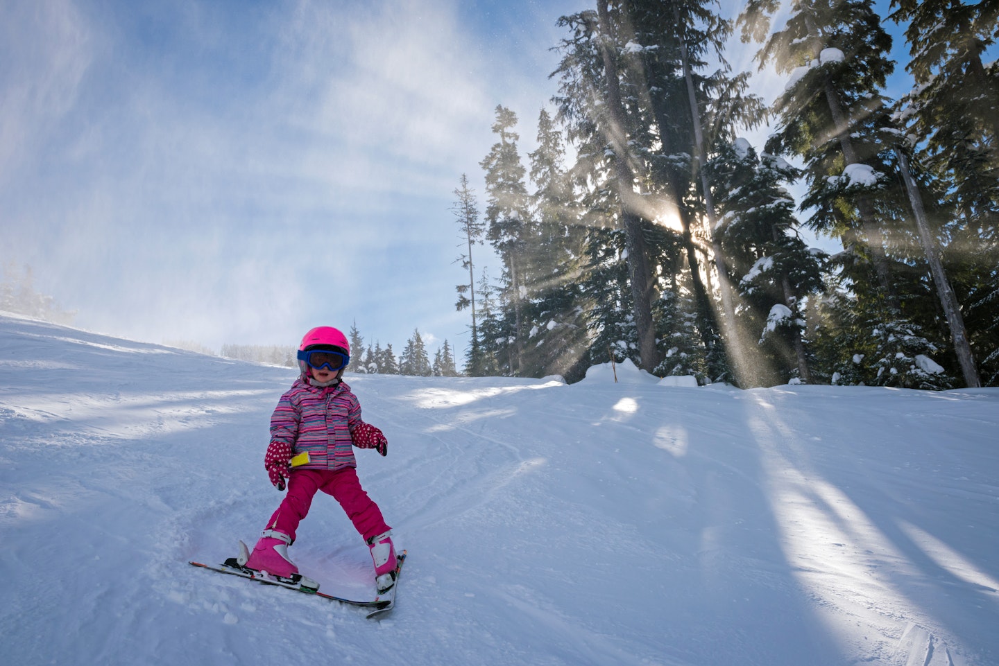 Child in snow