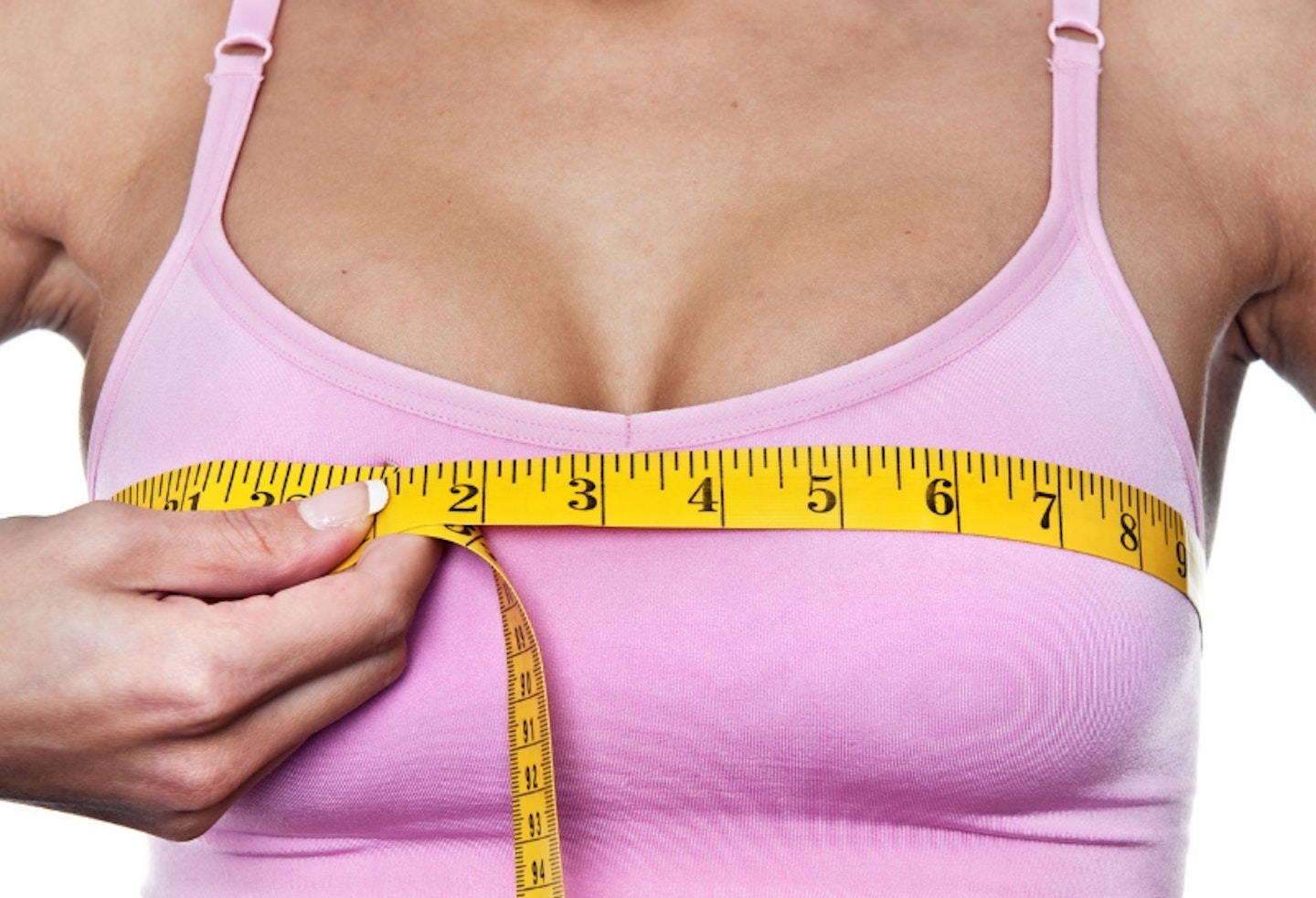 breasts being measured