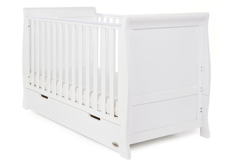 White company clearance classic cot bed