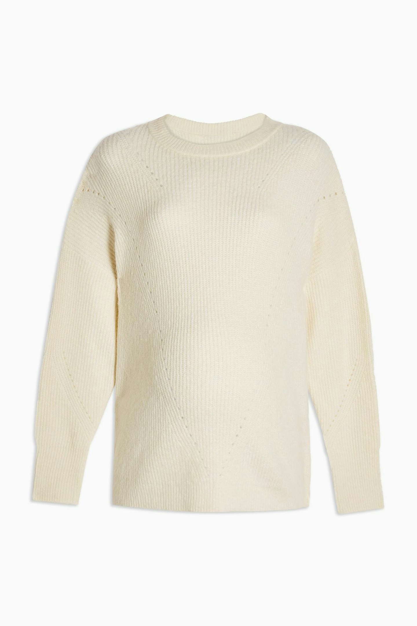 Super soft pointelle knitted jumper