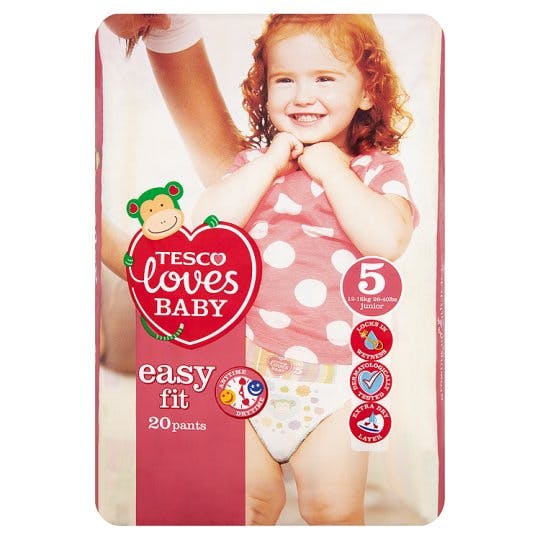Fred  Flo Easy Fit Size 6 Nappy Pant 34 Pack  Tesco Groceries