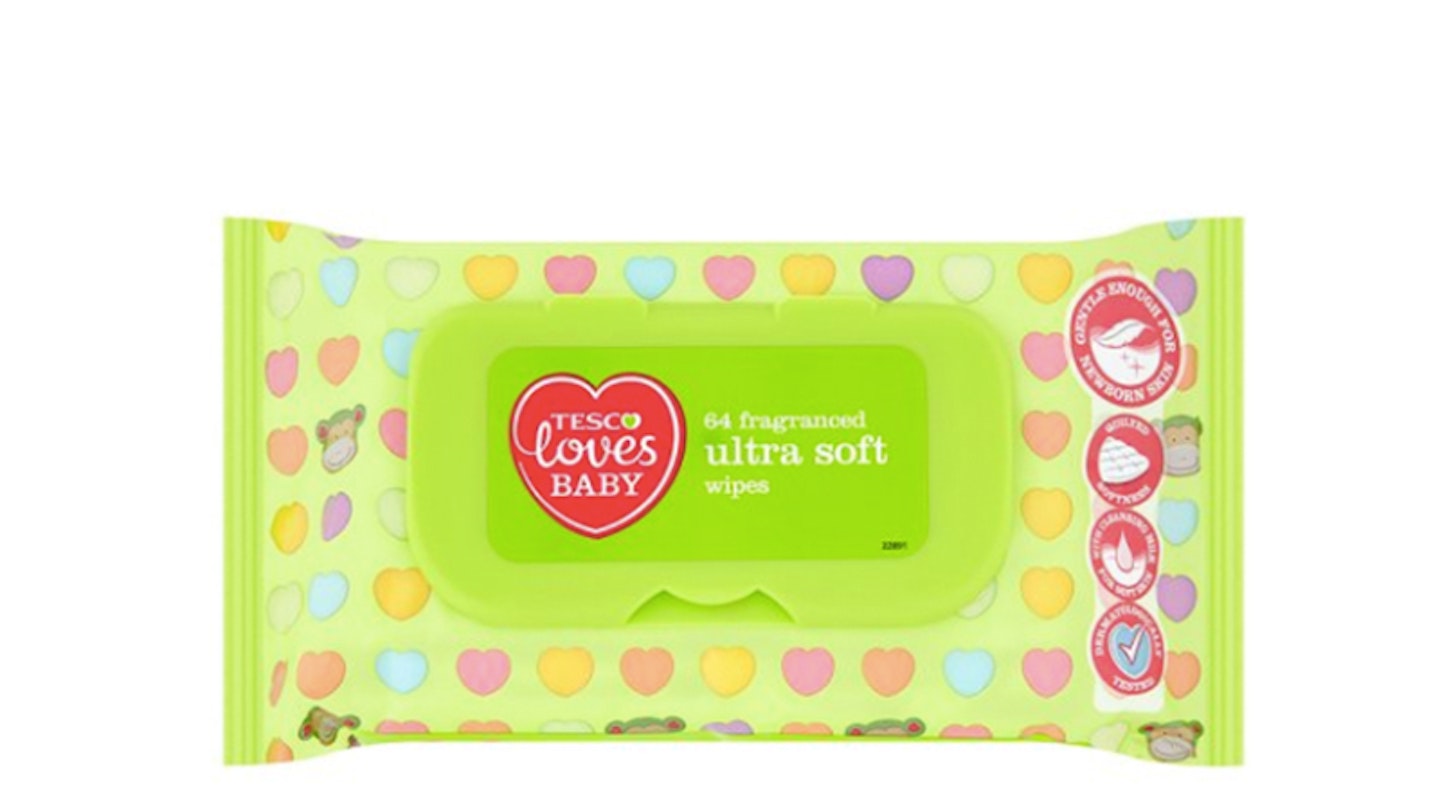 Tesco Flo & Fred Loves Baby Ultra Soft Fragranced Wipes review