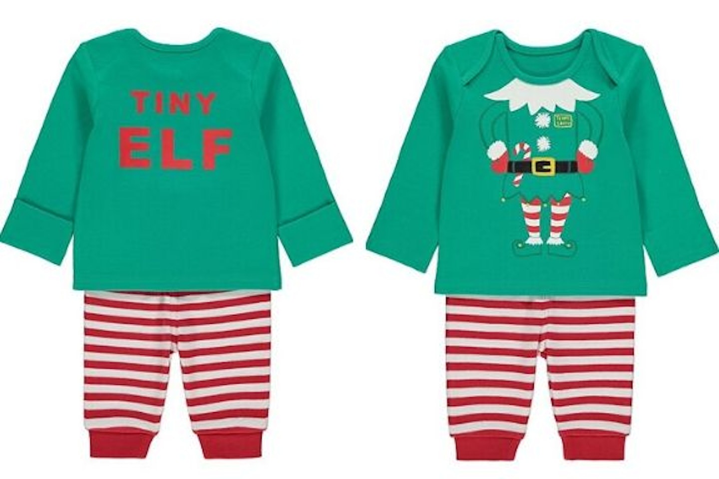 Tiny Elf Family Christmas Pyjamas