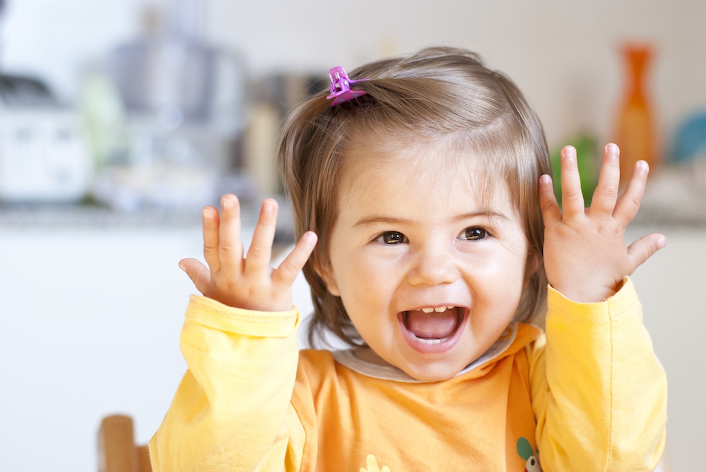 smiling toddler