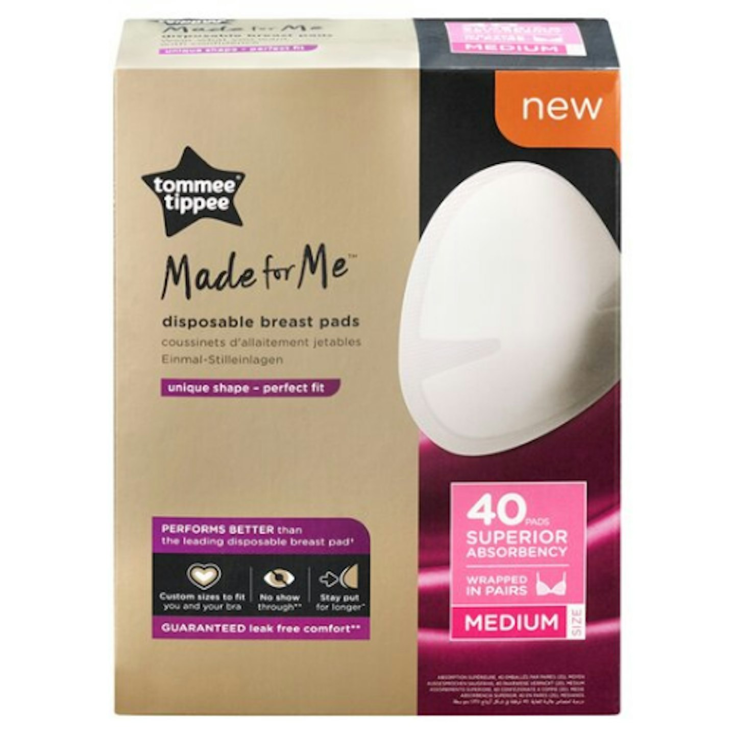 Tommee Tippee 40 Disposable Breast Pads