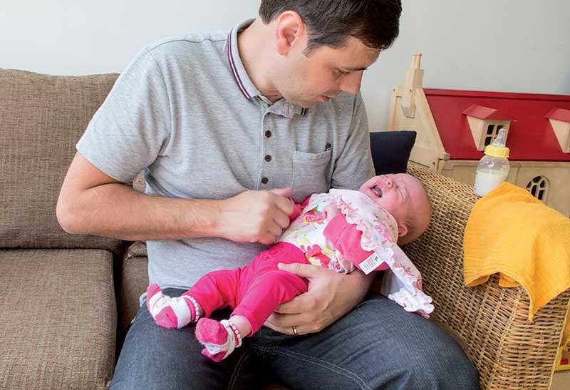 First aid skills to help a choking baby