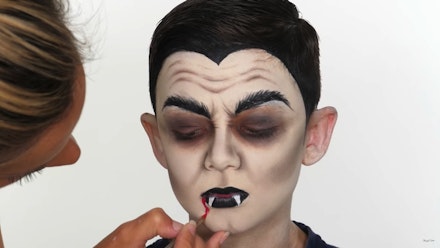 vampire face paint for kids