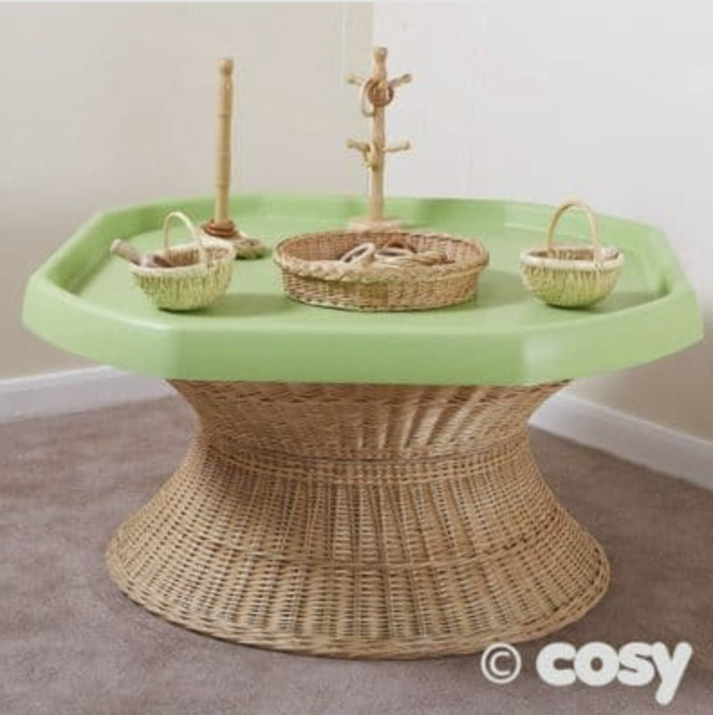 Wicker Tuff Spot Table And Store