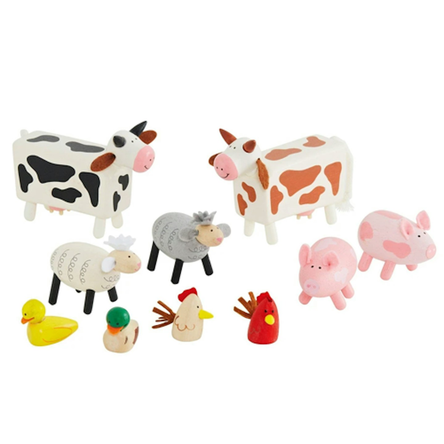 best-wooden-farm-sets-animals