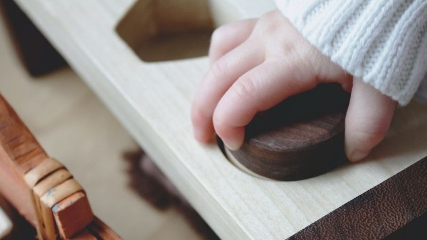 Wooden puzzles for babies
